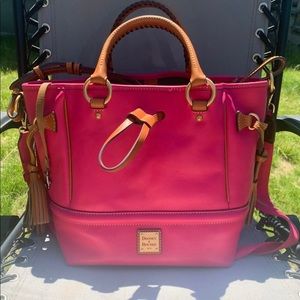 Rare Dooney Bourke Fuchsia Buckley Florentine
